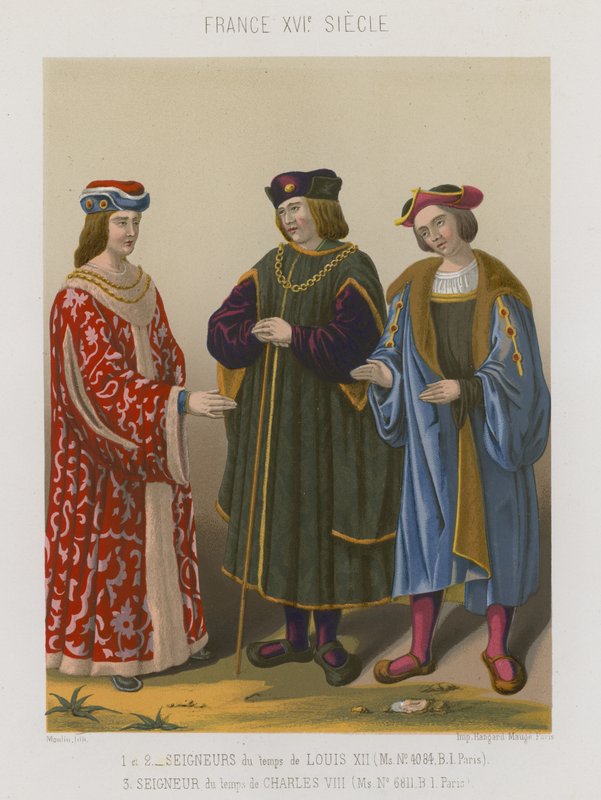 Louis XII Lordları ve Charles VIII zamanının Lordları by French School