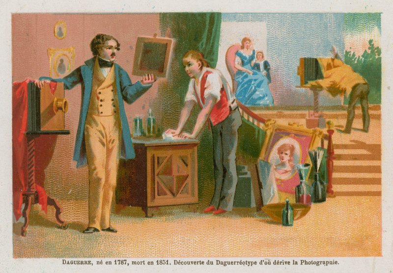 Louis Daguerre, 19. Yüzyıl Fransız fotoğraf öncüsü by French School