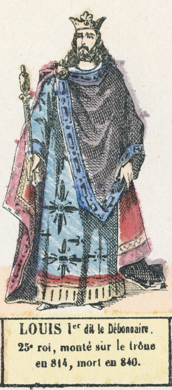Louis Ier dit le Debonnaire, 25. kral, 814