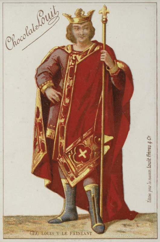Louis V le Faineant by French School