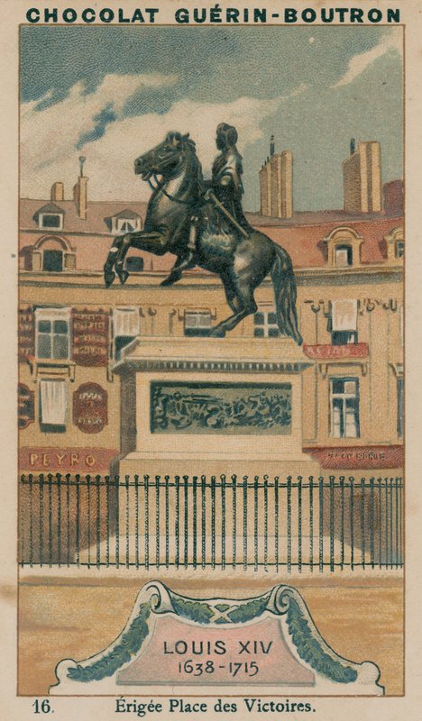 Louis XIV, 1638-1715, Erigee Place des Victoires by French School