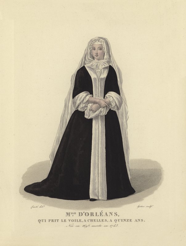 Orleans Louise Adelaide, Fransız prenses by French School