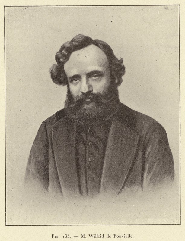 M Wilfrid de Fonvielle (gravür) by French School