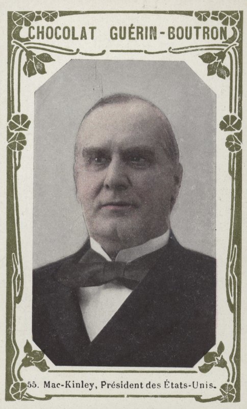 Mac-Kinley, Amerika Birleşik Devletleri Başkanı (renkli fotoğraf) by French School