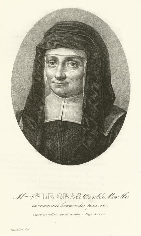Madam Le Gras, Louise de Marillac by French School