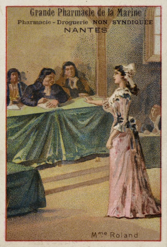 Madam Roland, Fransız Devrimcisi by French School