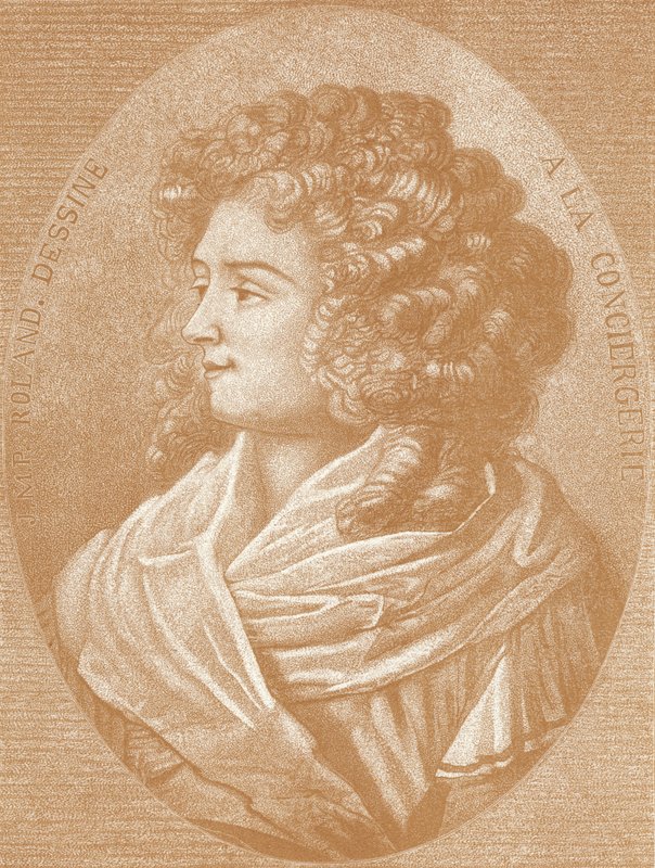Madam Roland, Fransız devrimci by French School