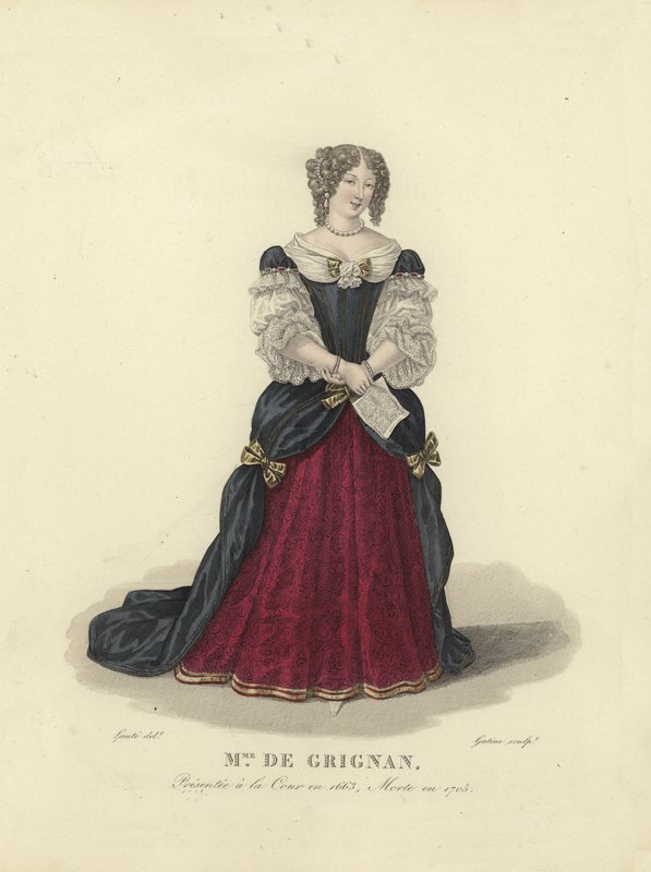 Madam de Grignan, Fransız aristokrat by French School