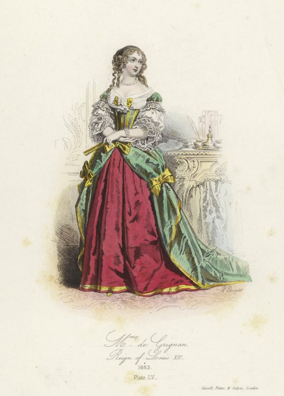 Madam de Grignan, Louis XIV zamanının Fransız aristokratı by French School