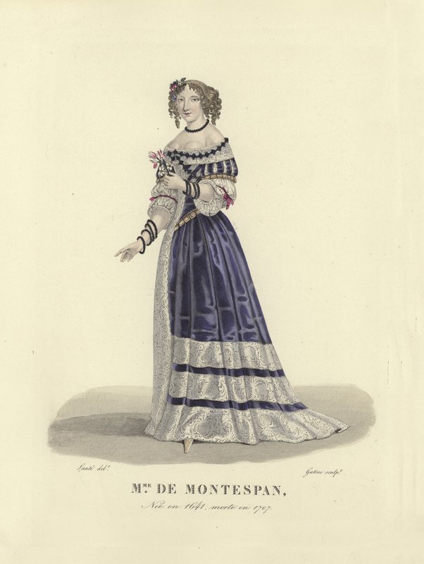 Madam de Montespan, Fransa Kralı XIV.Louis'in metresi by French School