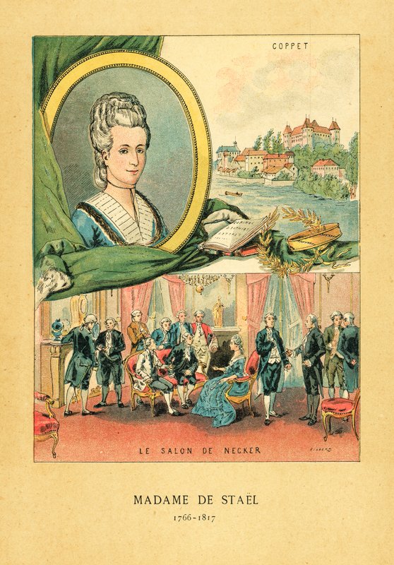 Madam de Stael by French School