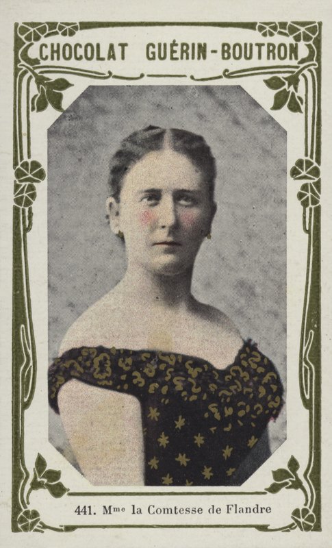 Madam la Comtesse de Flandre (renkli fotoğraf) by French School