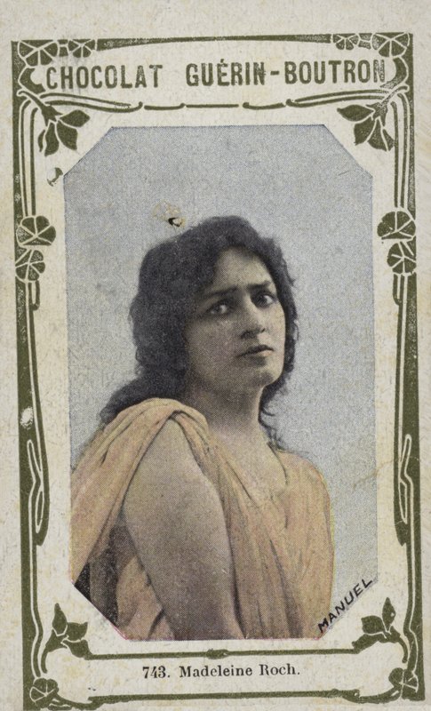 Madeleine Roch (renkli fotoğraf) by French School