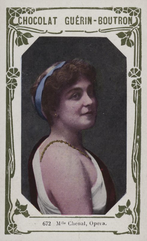 Matmazel Chenal, Opera (renkli fotoğraf) by French School