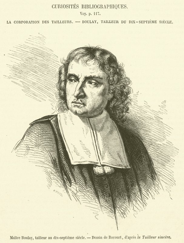 Maitre Boulay, on yedinci yüzyılda terzi (gravür) by French School