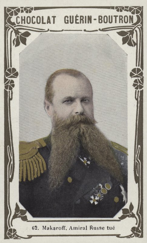 Makaroff, Amiral Russe salı (renkli fotoğraf) by French School