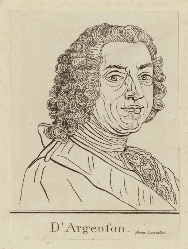 Marc-Pierre de Voyer de Paulmy dArgenson, Fransız devlet adamı by French School