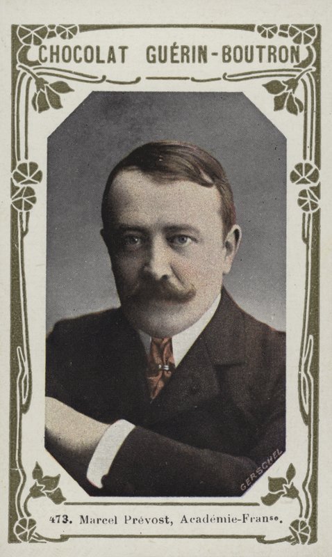 Marcel Prevost, Academie-Francaise (renkli fotoğraf) by French School