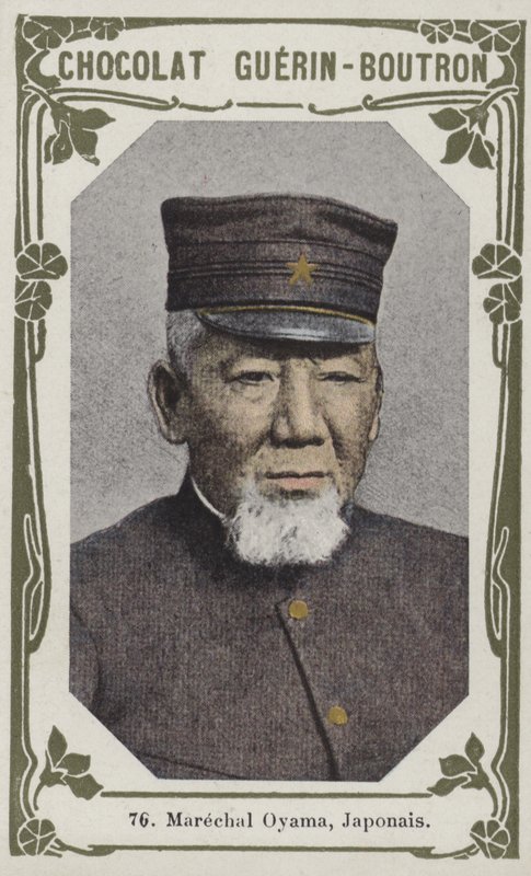 Marechal Oyama, Japonca (renkli fotoğraf) by French School