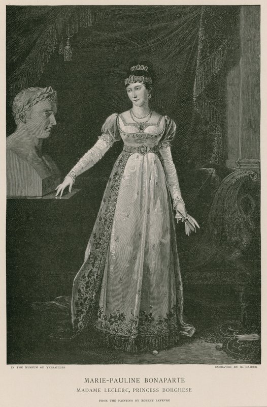 Marie-Pauline Bonaparte by French School