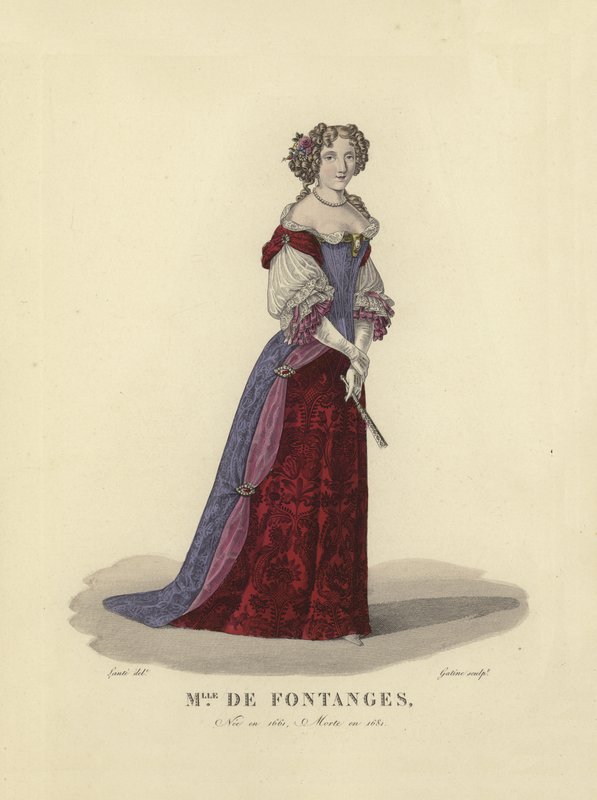 Marie Angelique de Scorailles, Fontanges Düşesi, Fransa Kralı XIV.Louis