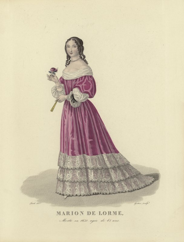 Marion de Lorme, Fransız fahişe by French School