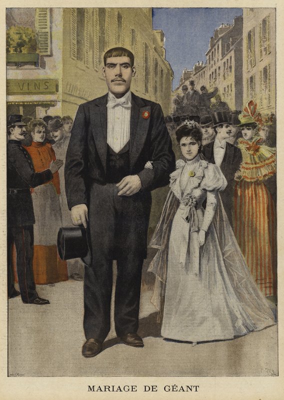 Bir devin evliliği, Pantin, Fransa, 1897 by French School