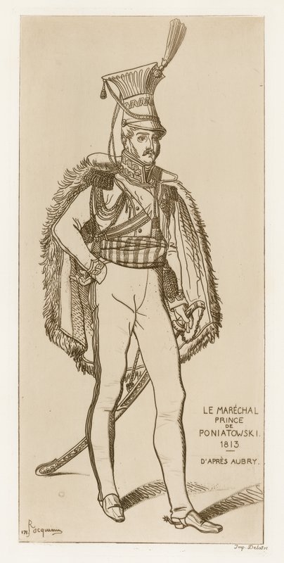 Mareşal Prens Poniatowski, 1813 by French School