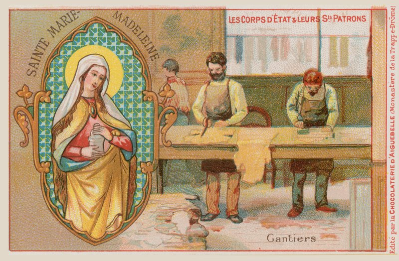 Mecdelli Meryem, eldiven üreticilerinin koruyucu azizi by French School