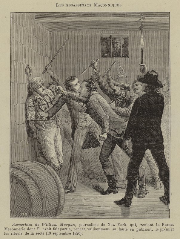 Masonik suikastlar (gravür) by French School