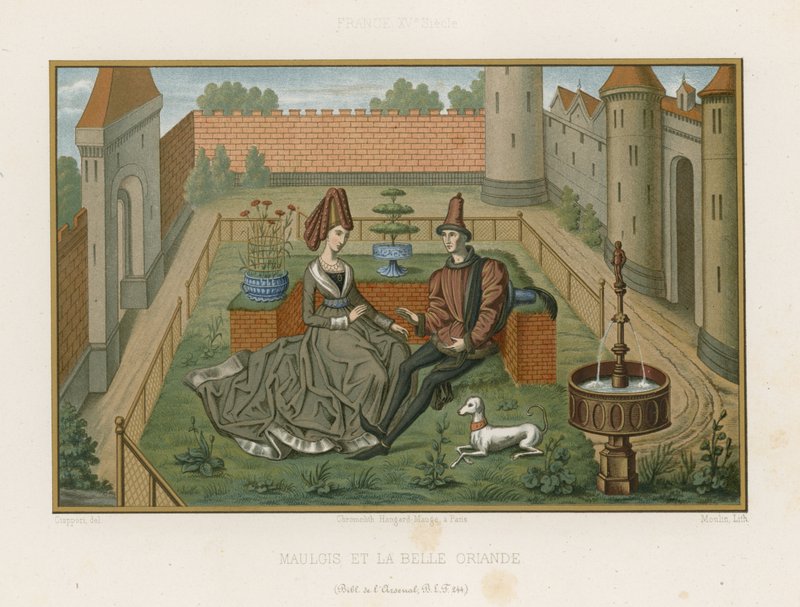 Maugris ve Oriadne by French School