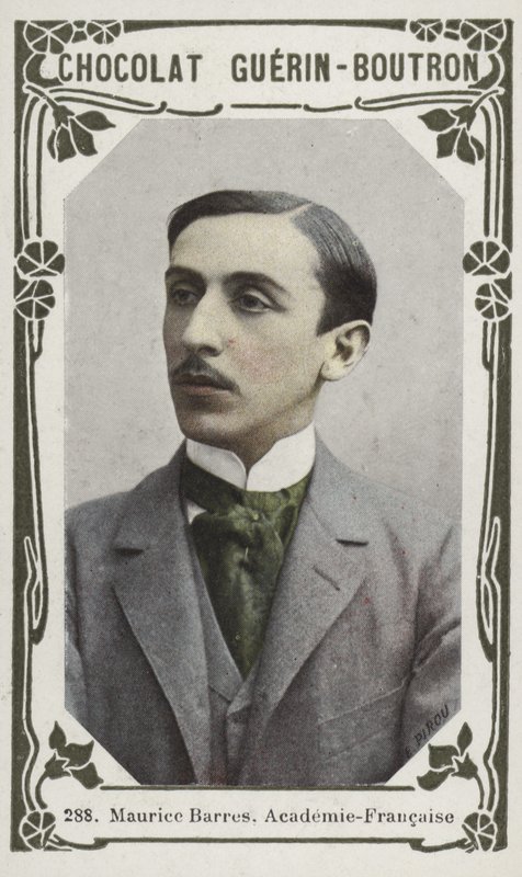 Maurice Barres, Academie-Francaise (renkli fotoğraf) by French School