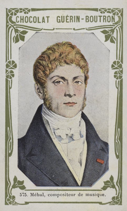 Mehul, müzik bestecisi (renkli fotoğraf) by French School