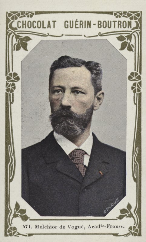 Melchior de Vogue, Academie-Francaise (renkli fotoğraf) by French School