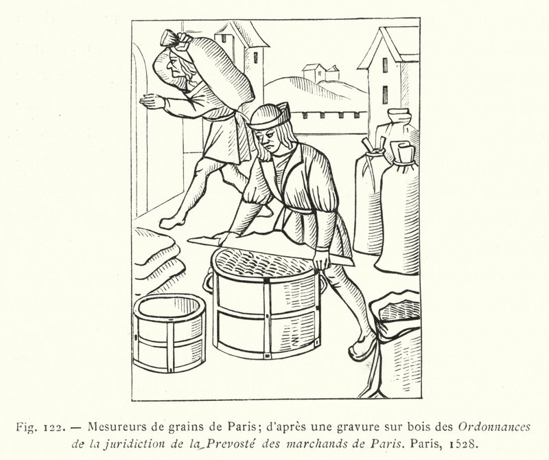 Paris Tahıl Ölçerler; Ordannances de la Jurisdiction de la Prevoste des Marchands de Paris, Paris