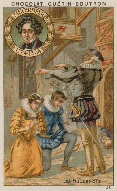 Meyerbeer, Huguenotlar by French School
