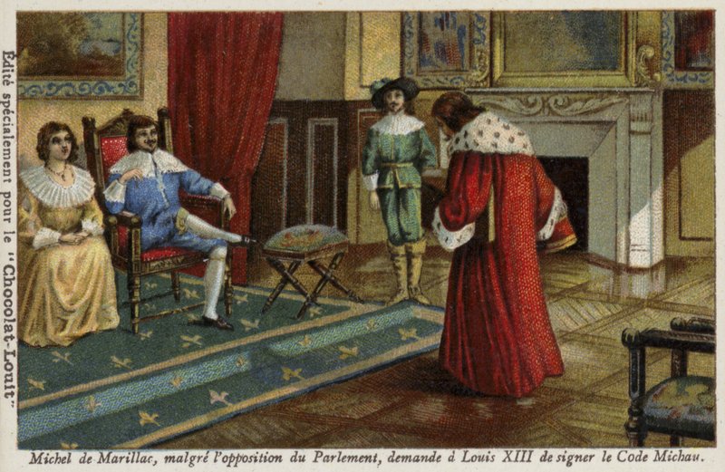 Michel de Marillac, parlamentonun muhalefetine rağmen, Louis XIII