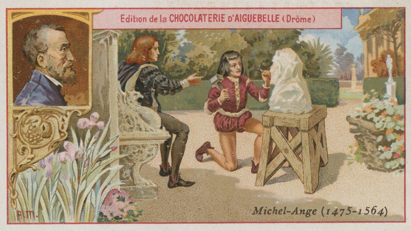 Michelangelo, İtalyan sanatçı by French School