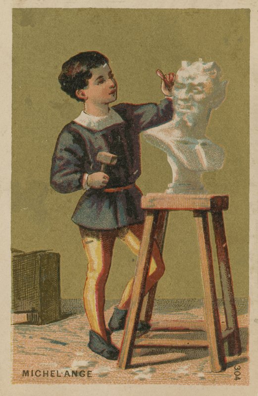 Michelangelo, İtalyan sanatçı by French School