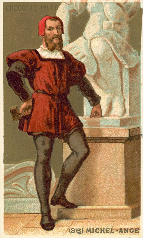 Michelangelo, İtalyan sanatçı by French School