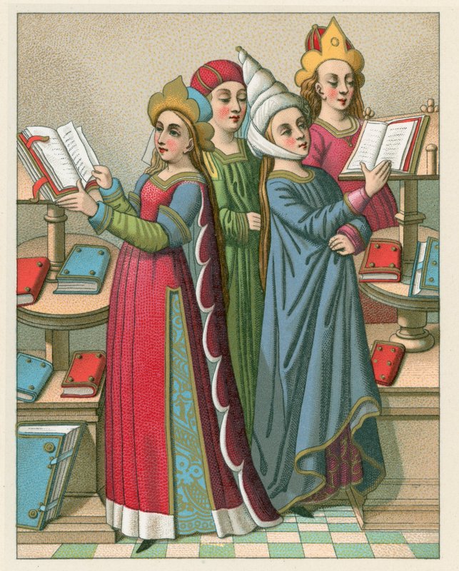 Orta Çağ Kostümü by French School