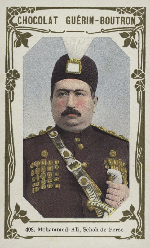 Muhammed-Ali, Schah de Perse (renkli fotoğraf) by French School