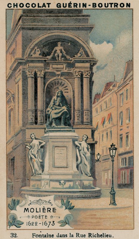 Moliere, Poete, 1622-1673, Richelieu Sokağı