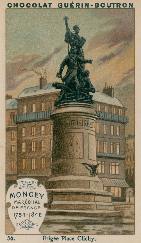 Moncey, Fransa Mareşali, 1754-1842, Erigee Place Clichy by French School
