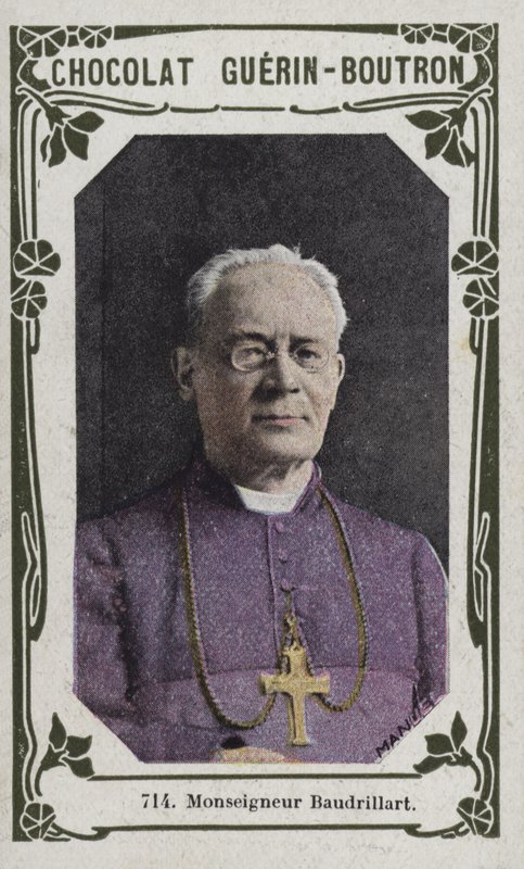 Monsenyör Baudrillart (renkli fotoğraf) by French School