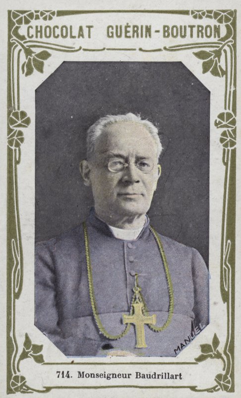 Monsenyör Baudrillart (renkli fotoğraf) by French School