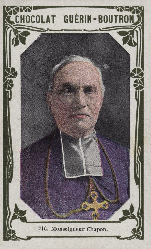Monsenyör Chapon (renkli fotoğraf) by French School