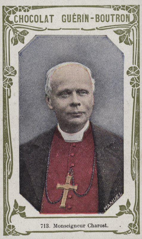 Monsenyör Charost (renkli fotoğraf) by French School