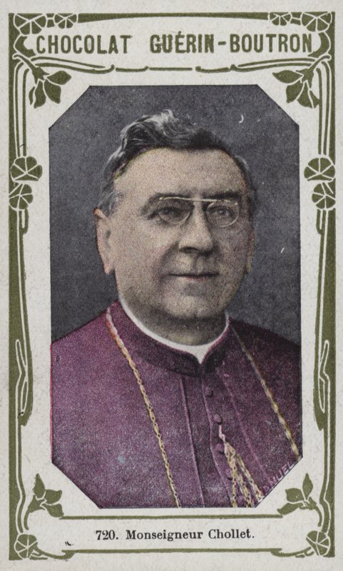 Monsenyör Chollet (renkli fotoğraf) by French School