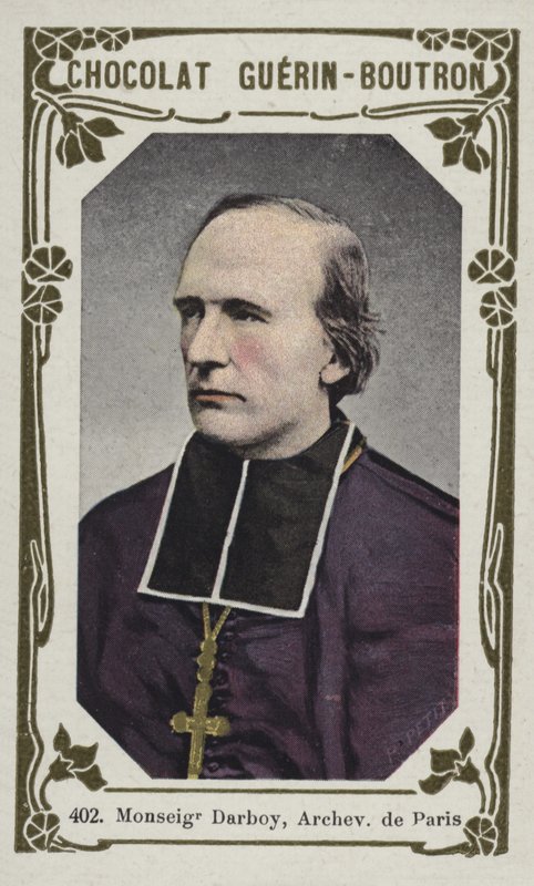 Monsenyör Darboy, Archeveque de Paris (renkli fotoğraf) by French School